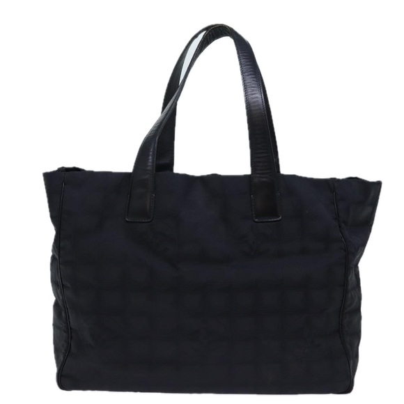 CHANEL New Travel Line Tote Bag Nylon Black CC Auth ep4067 - Picture 3 of 16